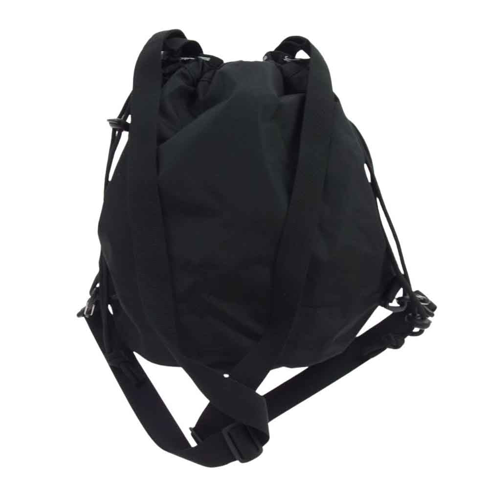 Supreme シュプリーム 23SS Mesh Small Backpack メッシュ スモール バックパック 巾着 リュック ブラック系【中古】