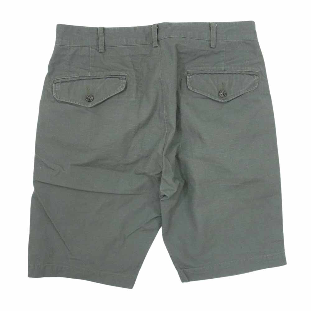 Engineered Garments エンジニアードガーメンツ GHURKA SHORT グルカ ショーツ フラップ ポケット ハーフ パンツ モスグリーン系 32【中古】