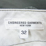 Engineered Garments エンジニアードガーメンツ GHURKA SHORT グルカ ショーツ フラップ ポケット ハーフ パンツ モスグリーン系 32【中古】
