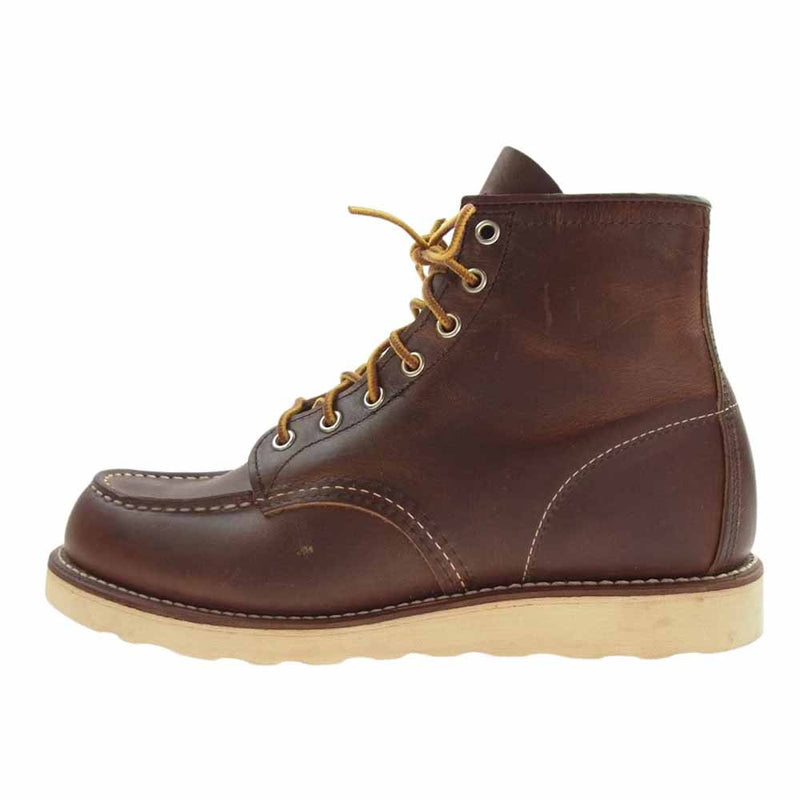 RED WING レッドウィング 8876 MOC TOE CLASSIC BOOTS カッパー・ラフアンドタフ モックトゥ クラシック ブーツ アイリッシュセッター ブラウン系 US8【極上美品】【中古】