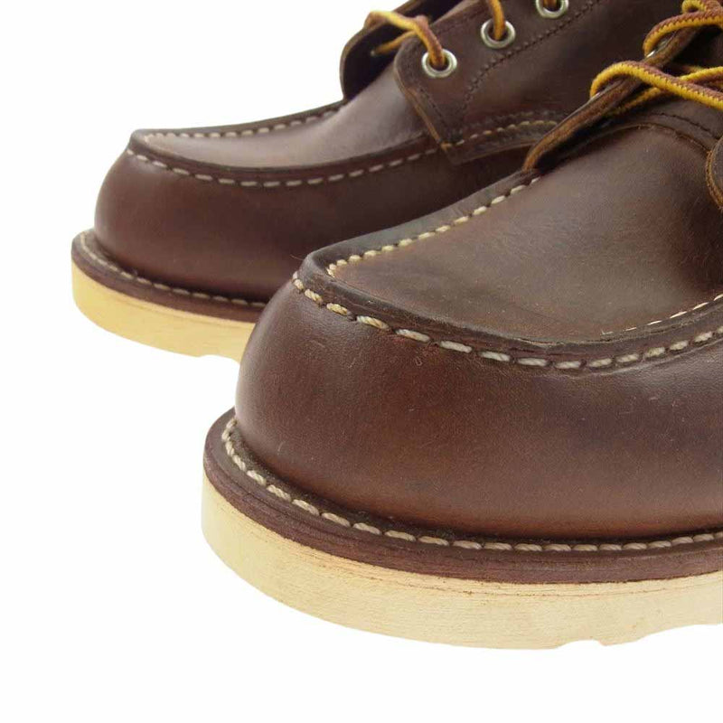 RED WING レッドウィング 8876 MOC TOE CLASSIC BOOTS カッパー・ラフアンドタフ モックトゥ クラシック ブーツ アイリッシュセッター ブラウン系 US8【極上美品】【中古】