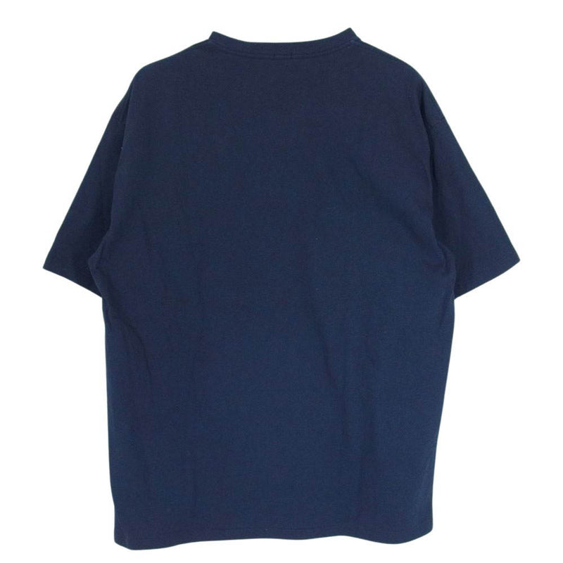 アプレッセ 23SS 23SAP-05-50K Do The Classique 刺? 半袖 クルーネック Tシャツ ネイビー系 3【中古】