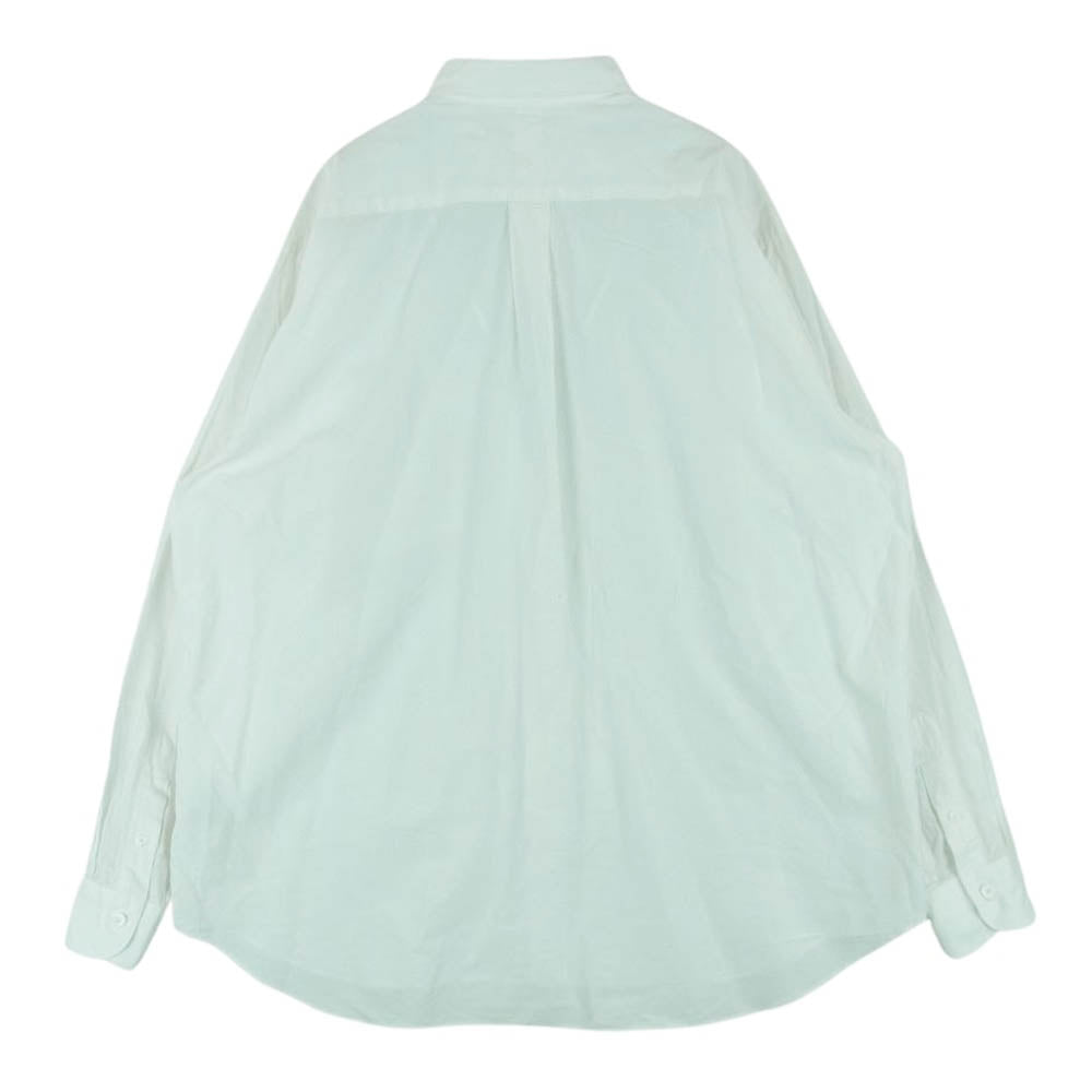 COMOLI コモリ 23SS X01-02001 長袖 シャツ コモリシャツ コットン 日本製 ホワイト系 S【中古】