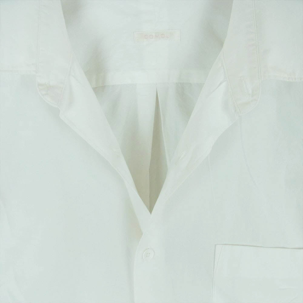 COMOLI コモリ 23SS X01-02001 長袖 シャツ コモリシャツ コットン 日本製 ホワイト系 S【中古】