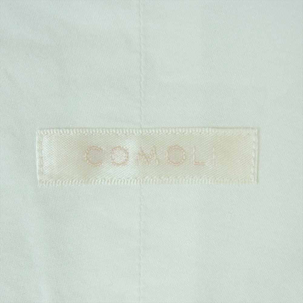 COMOLI コモリ 23SS X01-02001 長袖 シャツ コモリシャツ コットン 日本製 ホワイト系 S【中古】