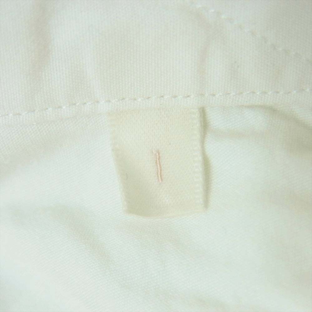 COMOLI コモリ 23SS X01-02001 長袖 シャツ コモリシャツ コットン 日本製 ホワイト系 S【中古】