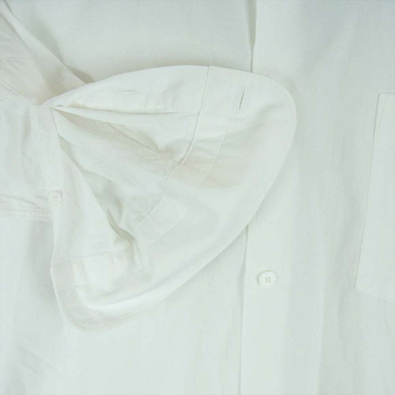 COMOLI コモリ 23SS X01-02001 長袖 シャツ コモリシャツ コットン 日本製 ホワイト系 S【中古】