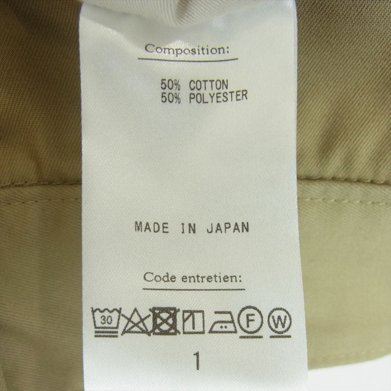 アプレッセ 23AW 23AAP-04-22M Work Chino Trousers ワークチノトラウザーズ チノ ワーク パンツ ベージュ系 1【中古】