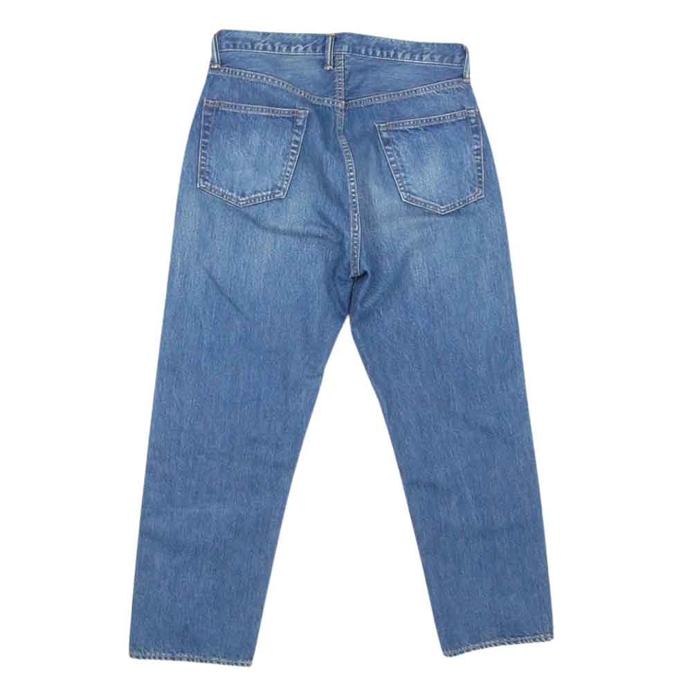 アプレッセ 22AW 22AAP-04-05H Washed Denim Wide Pants ウォッシュド ワイド デニムパンツ ジーンズ インディゴブルー系 30【中古】