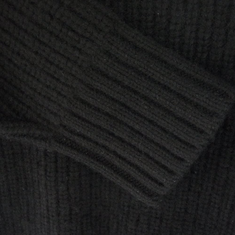 アプレッセ 21AW 21AAP-03-01M Cashmere Fisherman Pullover Sweater カシミヤ カシミア フィッシャーマン プルオーバー ニット セーター ブラック ブラック系 2【中古】