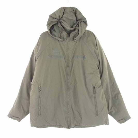 ユーエスアーミー 8415-01-538-6300 USA製 ECWCS GEN3 LEVEL7 JACKET COLD WEATHER PARKA STERLINGWEAR OF BOSTON製 エクワックス レベル7 コールド ウェザー パーカ ジャケット ベージュグレー系 LARGEーREGULAR【中古】