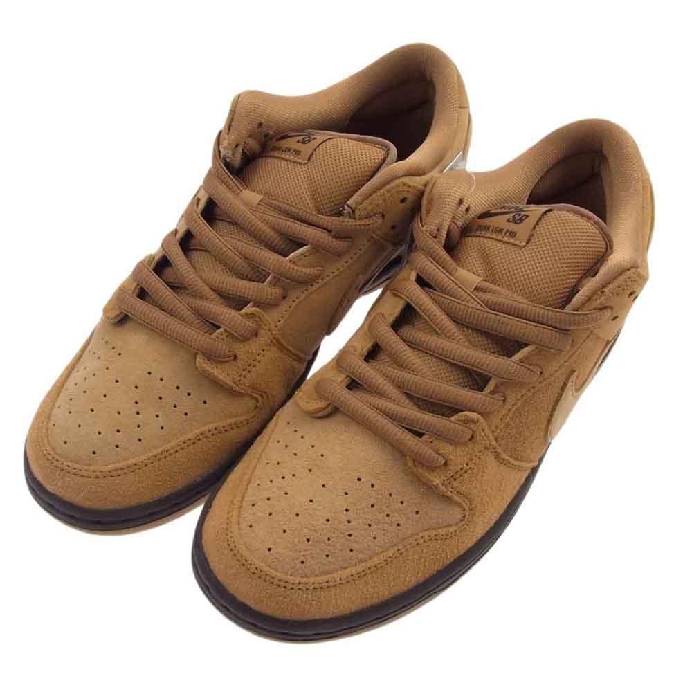 NIKE ナイキ BQ6817-204 SB DUNK LOW PRO ダンク ロー プロ ローカット スニーカー ブラウン系 27.5cm【新古品】【未使用】【中古】