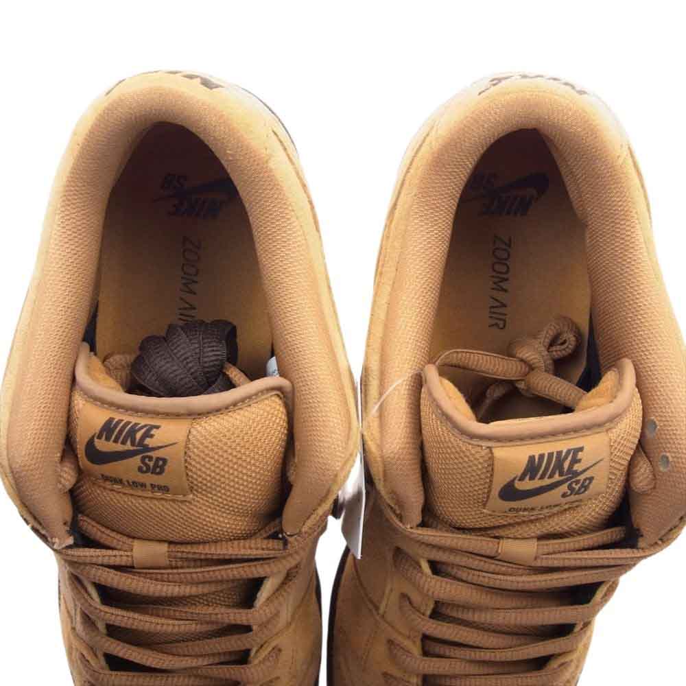 NIKE ナイキ BQ6817-204 SB DUNK LOW PRO ダンク ロー プロ ローカット スニーカー ブラウン系 27.5cm【新古品】【未使用】【中古】