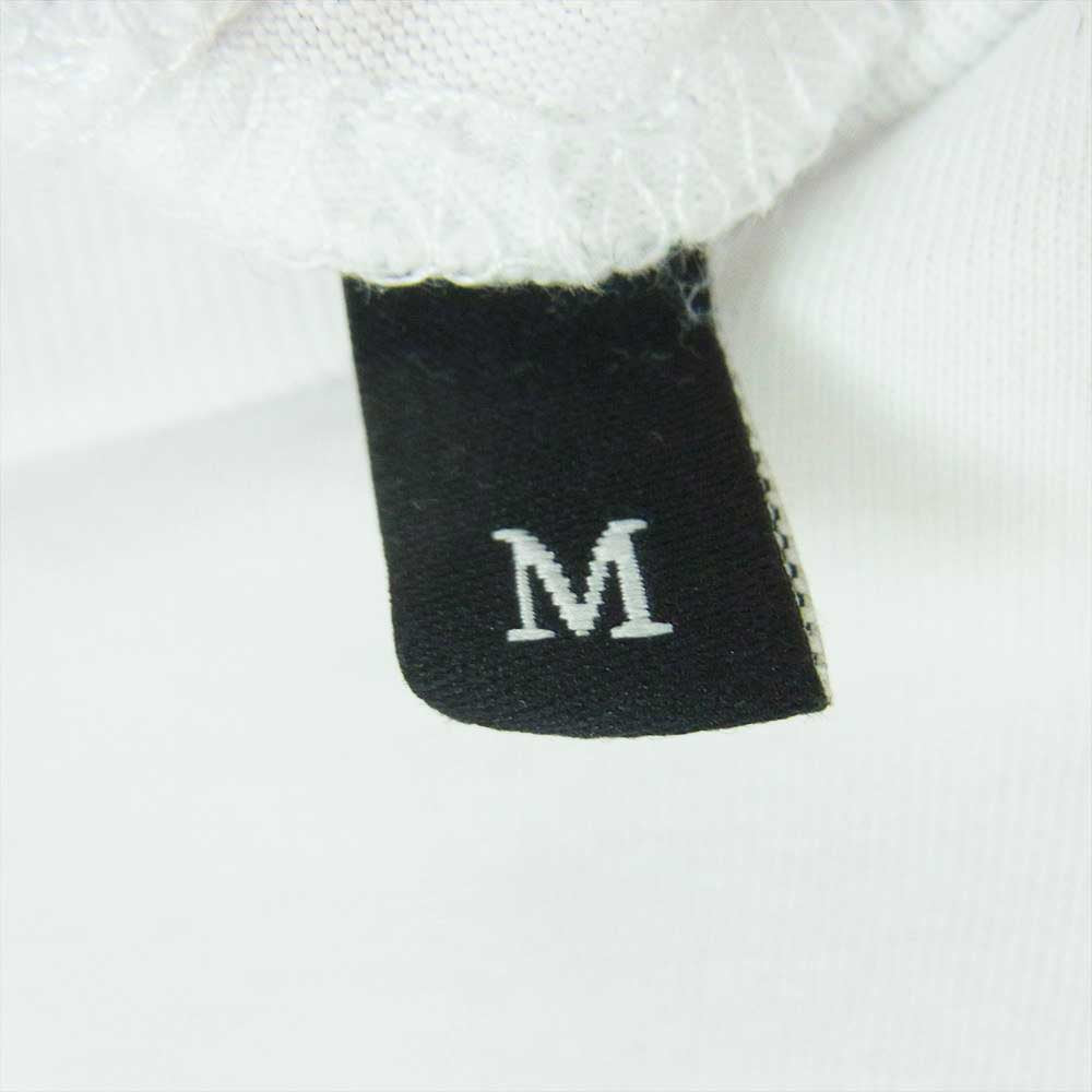 DIESEL ディーゼル 00SASJ T-RUBIN-POCKET-J1 ポケット ロゴ刺繍 エンブロイダリー 半袖 クルーネック Tシャツ ホワイト系 M【中古】