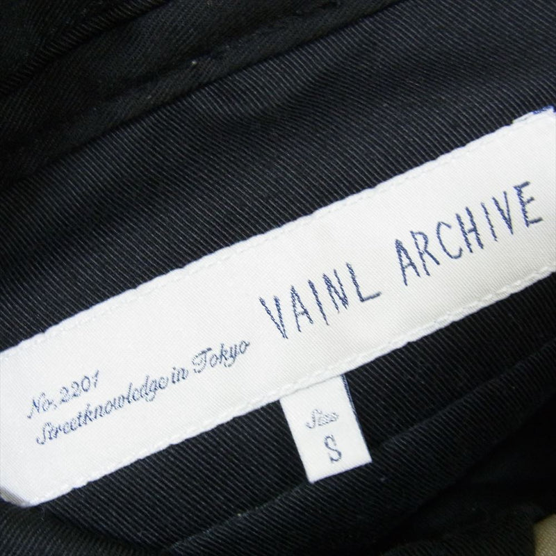 VAINL ARCHIVE ヴァイナルアーカイブ 2201-04-001 DICKIES ディッキーズ サイドライン ワーク パンツ ベージュ系 S【中古】