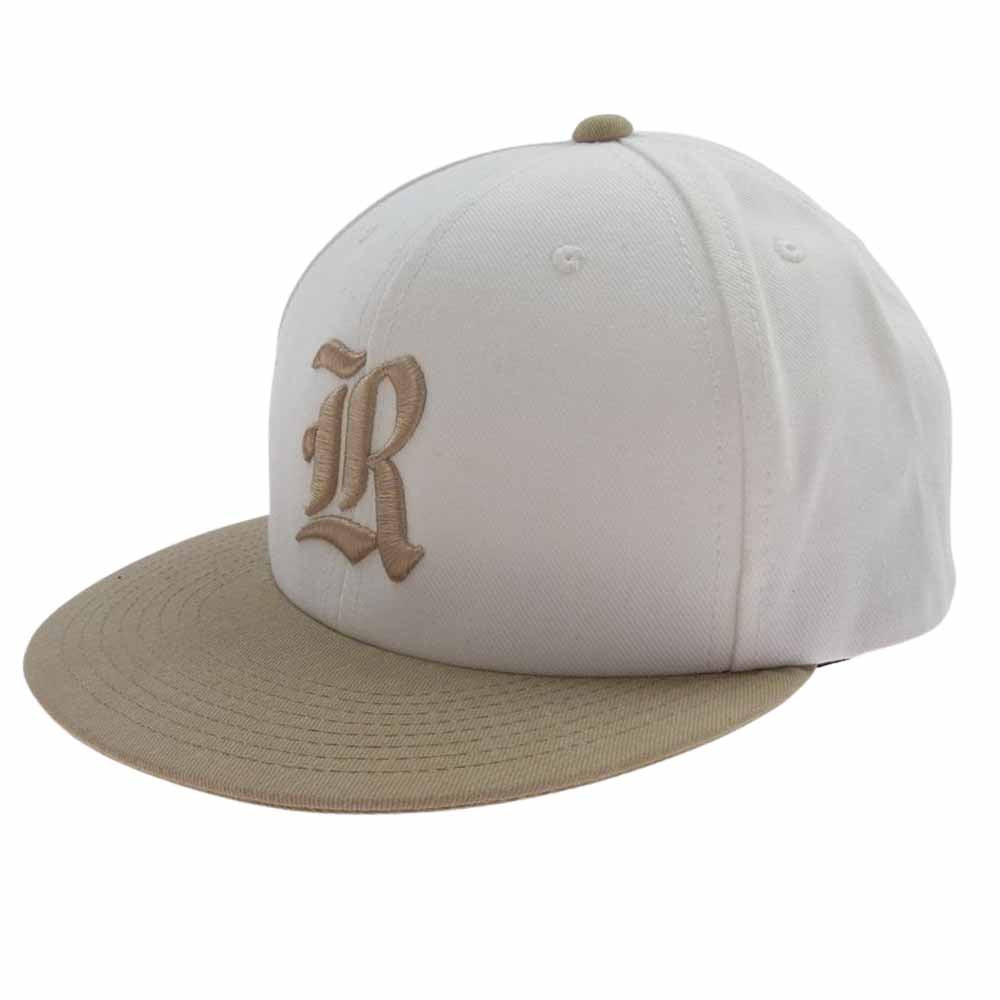 RATS ラッツ 22 RA 0414 OLD ENGLISH COMBI CAP オールド イングリッシュ ベースボール 6パネル キャップ ホワイト系 FREE【中古】