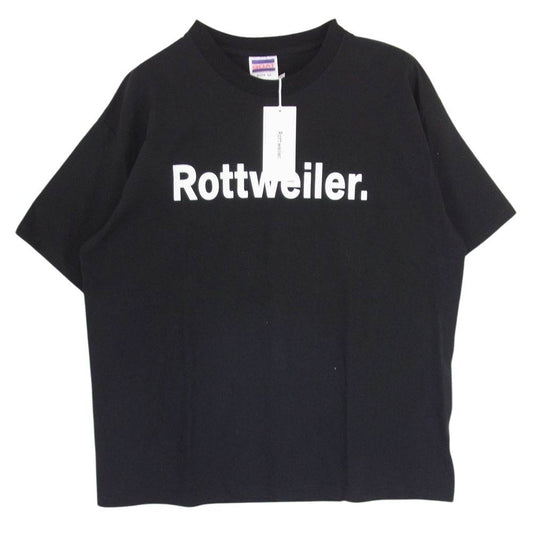 ROTTWEILER ロットワイラー 23AW RW23A0633 CLASSIC LOGO TEE クラシック ロゴ 半袖 Tシャツ ブラック系 M【美品】【中古】