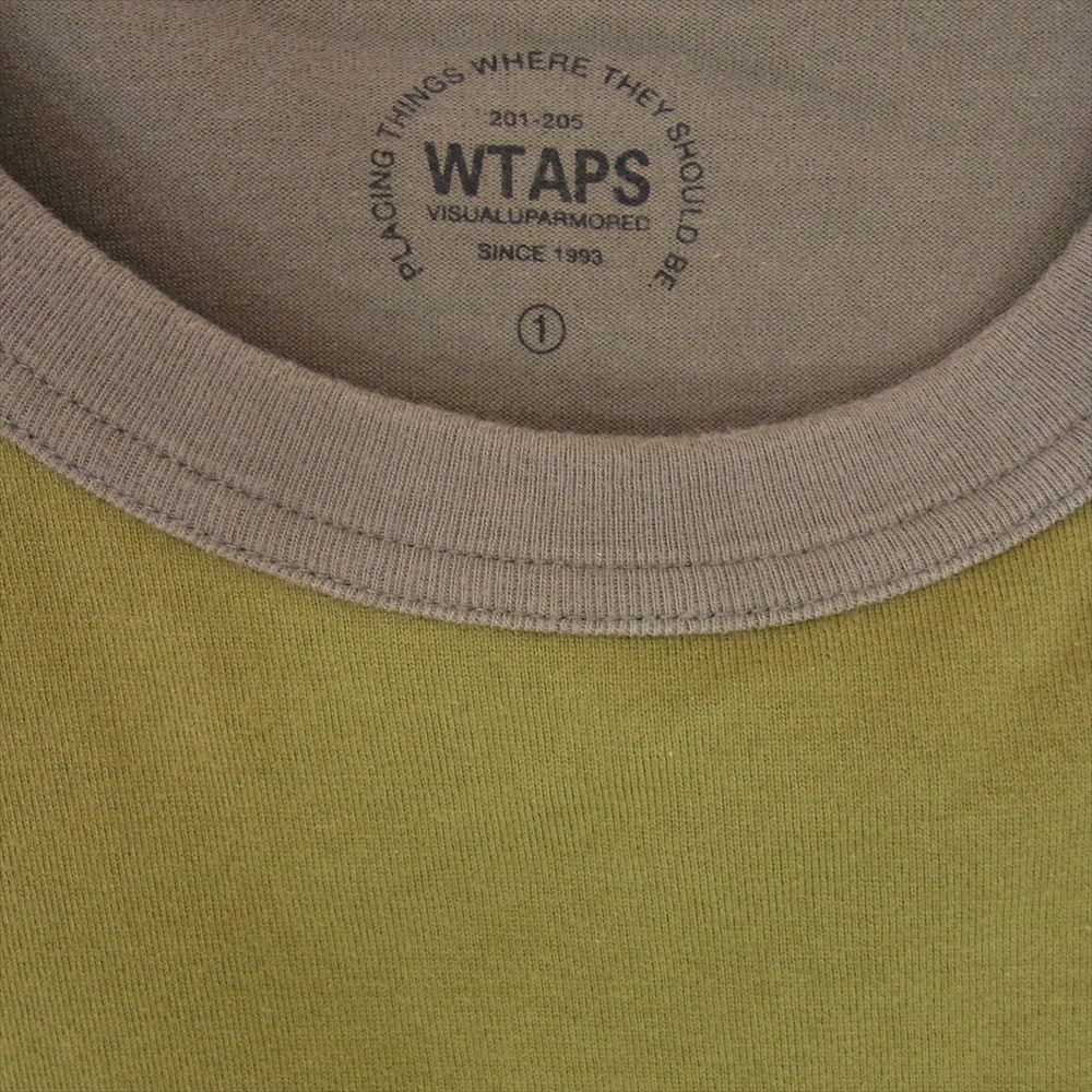 WTAPS ダブルタップス 142ATDT-CSM01S GIP-STORE 限定 RINGER SS TEE GIP ロゴ 半袖 Tシャツ グリーン系 1【中古】