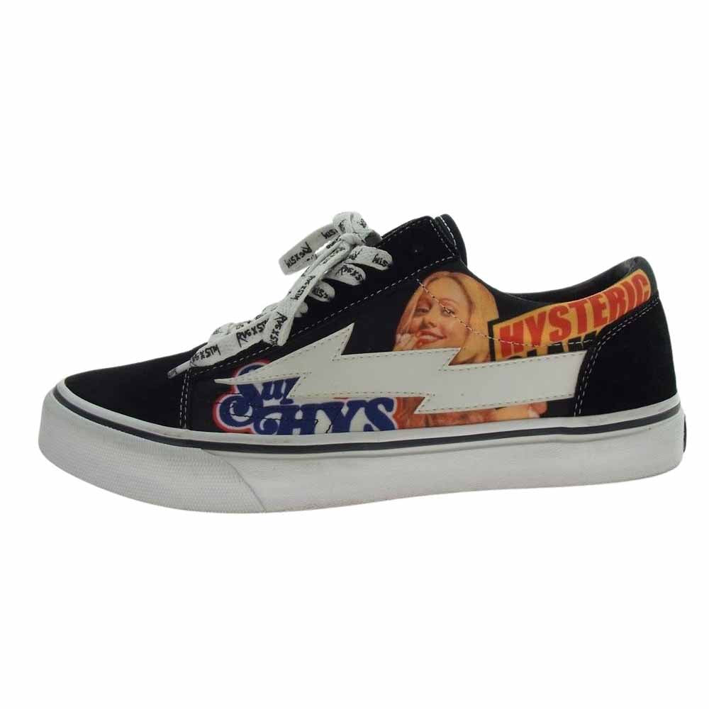 HYSTERIC GLAMOUR ヒステリックグラマー 02193QS05296 REVENGE STORM  リベンジストーム ローカット スニーカー ブラック系 US8【中古】