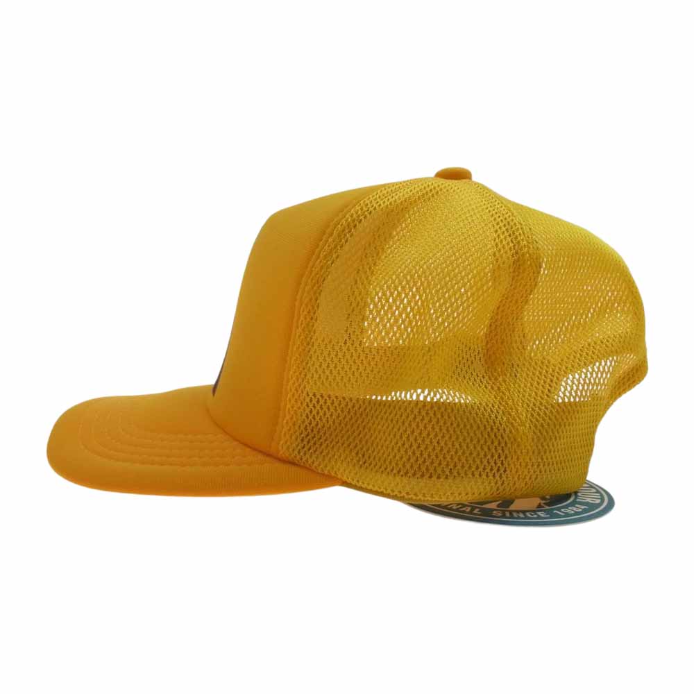 HYSTERIC GLAMOUR ヒステリックグラマー 02203QH06 WIND AND SEA  HYS WDS CAP  ウィンダンシー メッシュ キャップ イエロー系 FREE【中古】