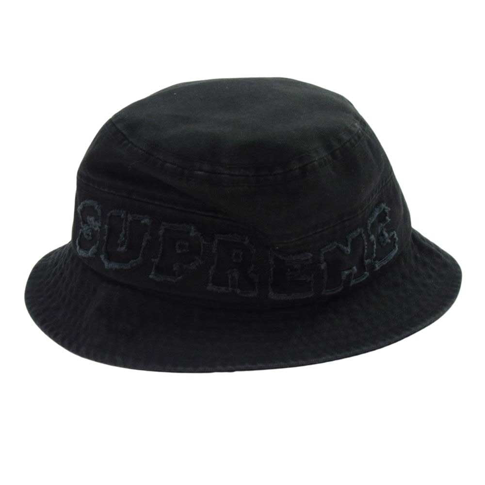 Supreme シュプリーム 22SS Cutout Crusher カットアウト クラッシャー バケット ハット 帽子  ブラック系【中古】