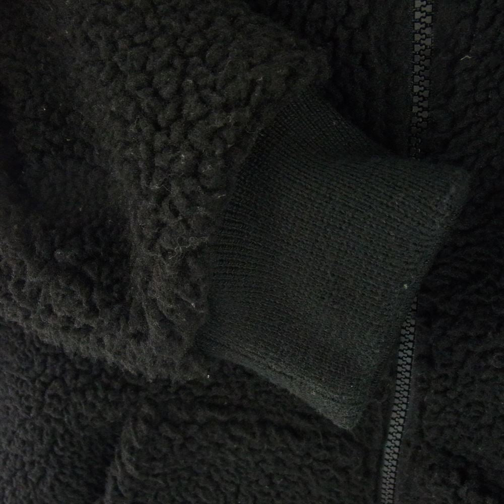 WILDTHINGS ワイルドシングス WT21234KY Fluffy Boa Zip Hoody フラッフィー ボア ジップ フーディー フリース パーカー ブラック系 XL【中古】