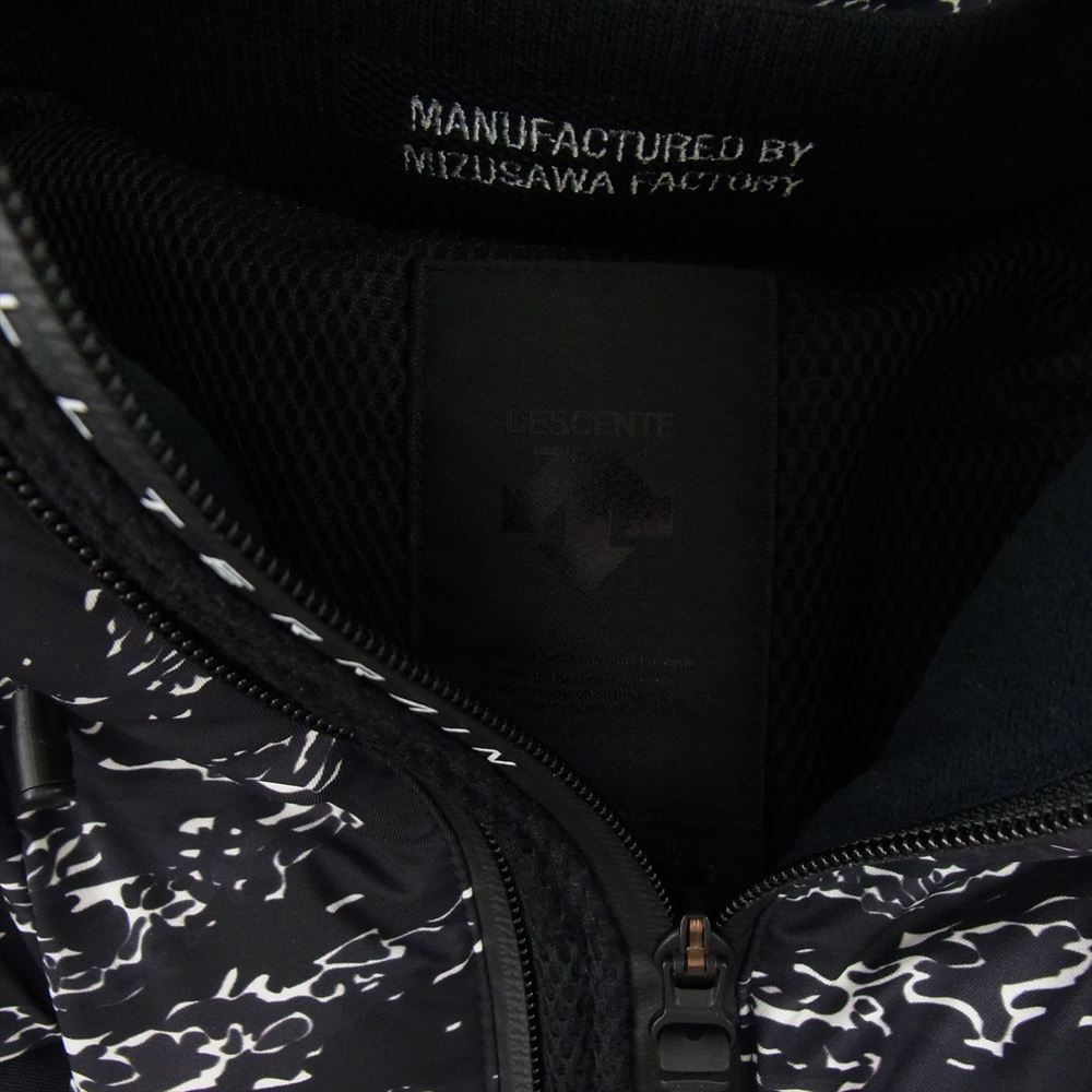 DESCENTE デサント DX-G1097AT ATMOS MOUNTAINEER BLACK 水沢ダウン アトモス マウンテニア 総柄 ダウンジャケット ブラック系 L【中古】