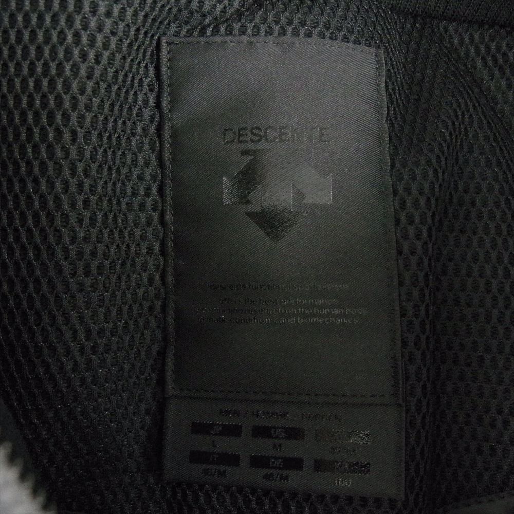 DESCENTE デサント DX-G1097AT ATMOS MOUNTAINEER BLACK 水沢ダウン アトモス マウンテニア 総柄 ダウンジャケット ブラック系 L【中古】