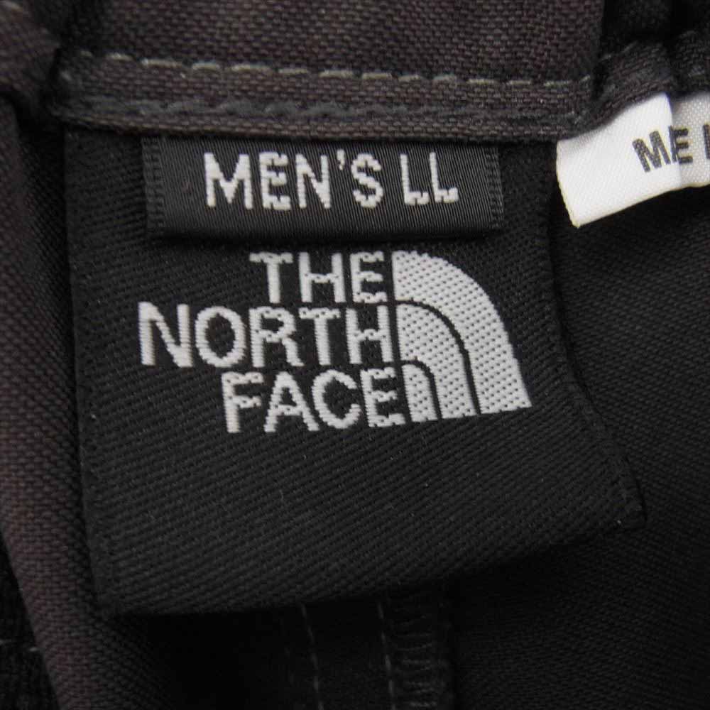 THE NORTH FACE ノースフェイス NT-6500 ロゴ刺繍 裾ジップ ジョガー カーゴパンツ チャコール系 MEN’S LL【中古】