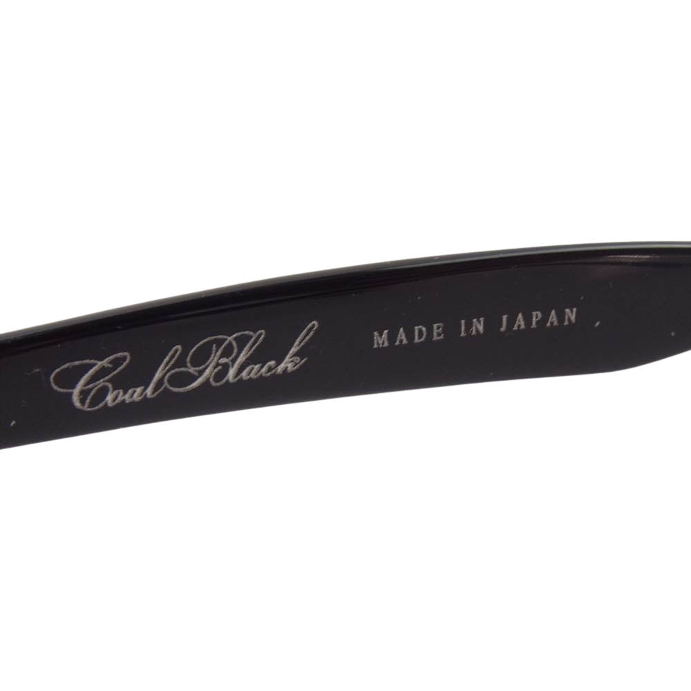 Coal Black コールブラック 度入りレンズ 黒縁 眼鏡 メガネ アイウェア サングラス ブラック系【中古】