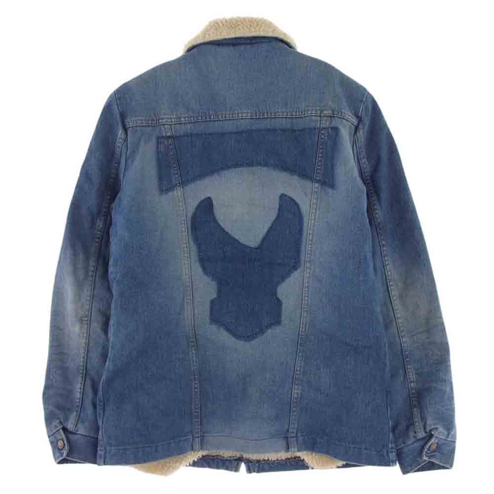 BACK BONE THE BASIS バックボーンザベイシス WRANGLER ラングラー 別注 S9094 内ボア デニム ボアランチ ジャケット インディゴブルー系 M【中古】