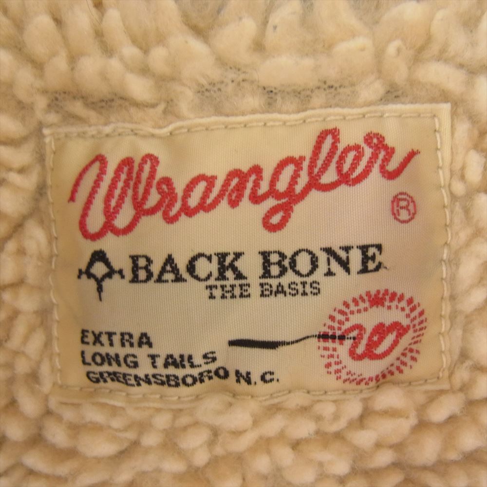 BACK BONE THE BASIS バックボーンザベイシス WRANGLER ラングラー 別注 S9094 内ボア デニム ボアランチ ジャケット インディゴブルー系 M【中古】