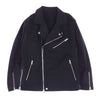ISAMUKATAYAMA BACKLASH イサムカタヤマバックラッシュ D2001-02 xx Dickies ディッキーズ 多重ジップ コットンポリ ダブルライダースジャケット ブラック系 M【中古】