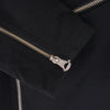 ISAMUKATAYAMA BACKLASH イサムカタヤマバックラッシュ D2001-02 xx Dickies ディッキーズ 多重ジップ コットンポリ ダブルライダースジャケット ブラック系 M【中古】