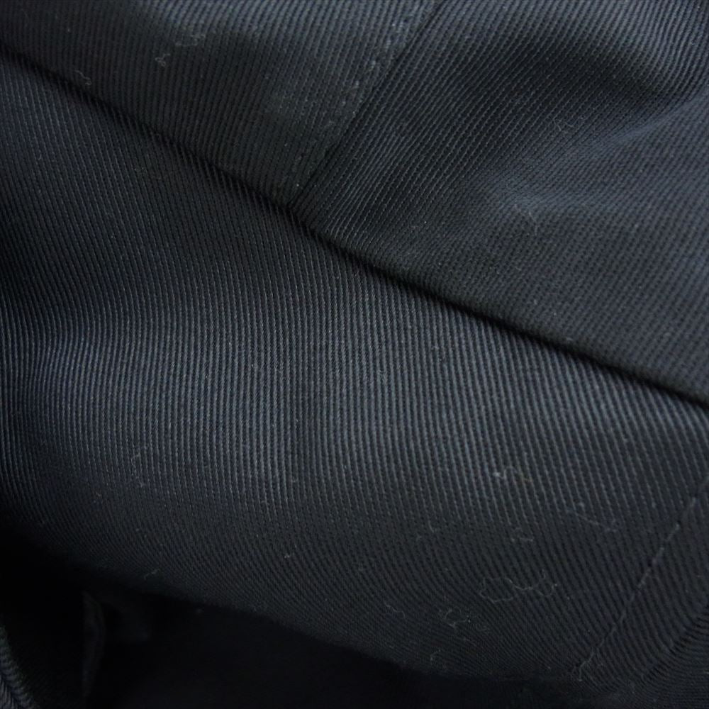 ISAMUKATAYAMA BACKLASH イサムカタヤマバックラッシュ D2001-02 xx Dickies ディッキーズ 多重ジップ コットンポリ ダブルライダースジャケット ブラック系 M【中古】