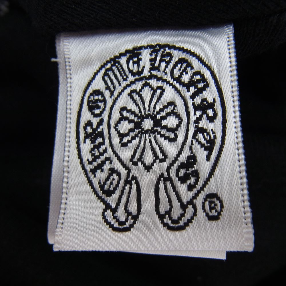CHROME HEARTS クロムハーツ（原本無） CHクロス刺繍 サーマル ニットキャップ ビーニー ニット帽 ブラック系【中古】