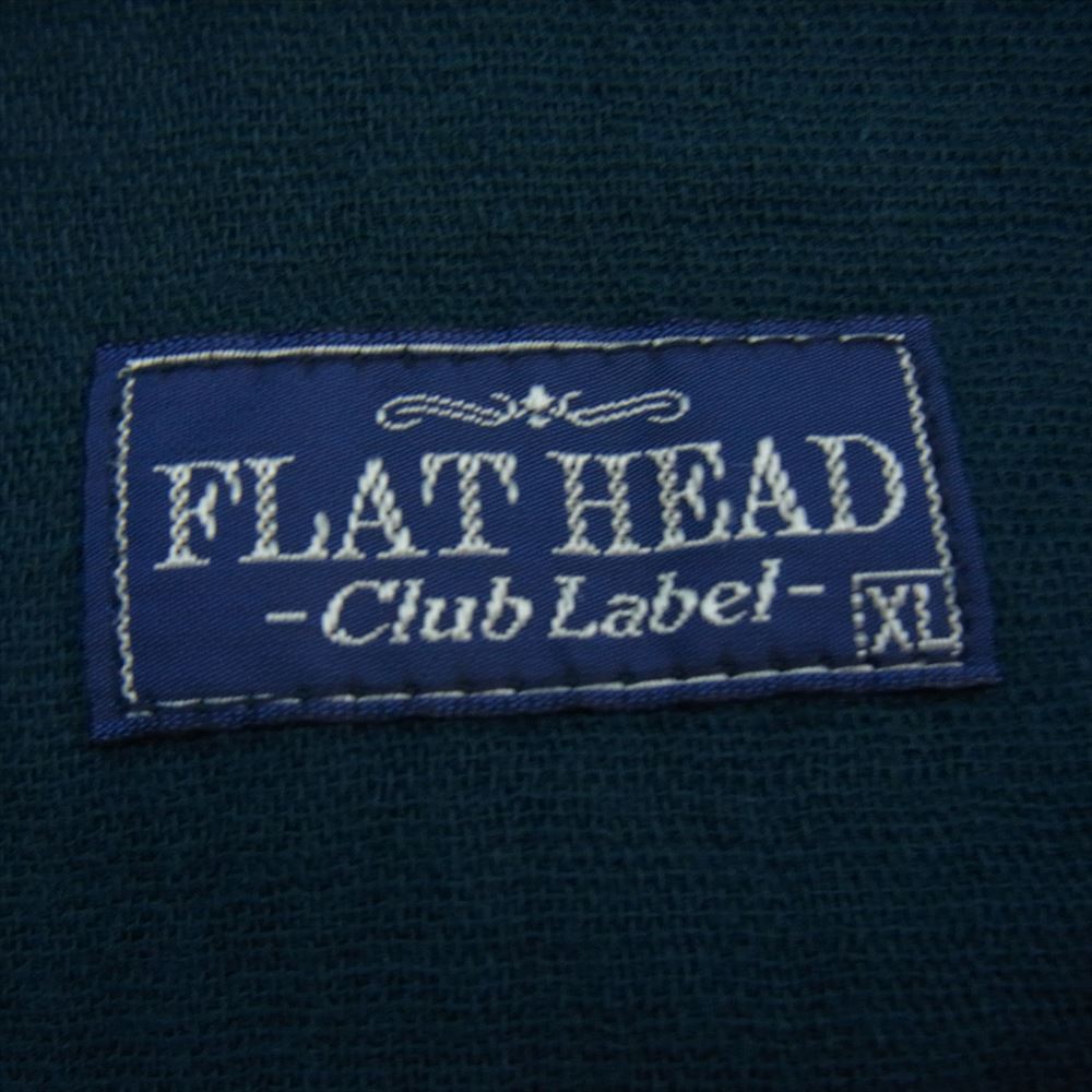 the flat head club label コットン　つなぎ the flat head club label コットン つなぎ the flat head club label