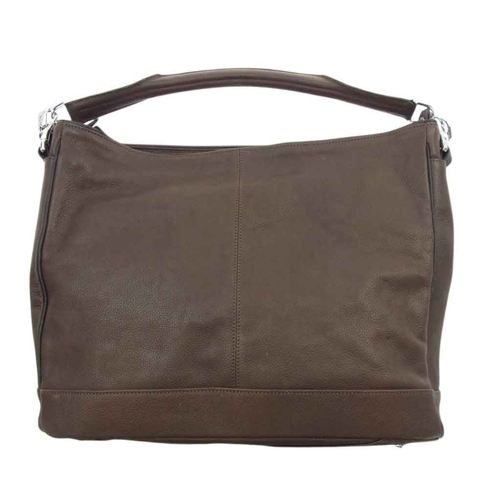 THE FLAT HEAD ザフラットヘッド 日本製 STOCK BURG 牛革 カウレザー トートバッグ ショルダーバッグ ブラウン系【中古】