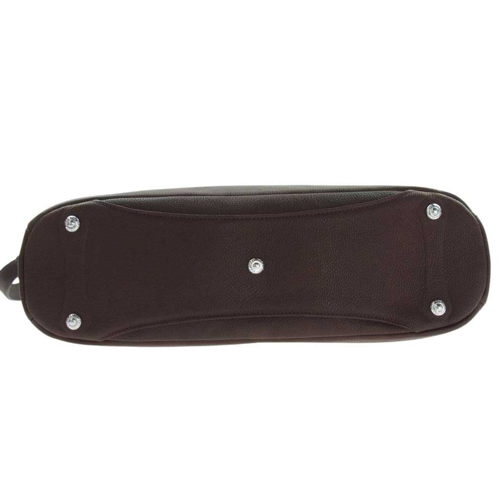 THE FLAT HEAD ザフラットヘッド 日本製 STOCK BURG 牛革 カウレザー トートバッグ ショルダーバッグ ブラウン系【中古】