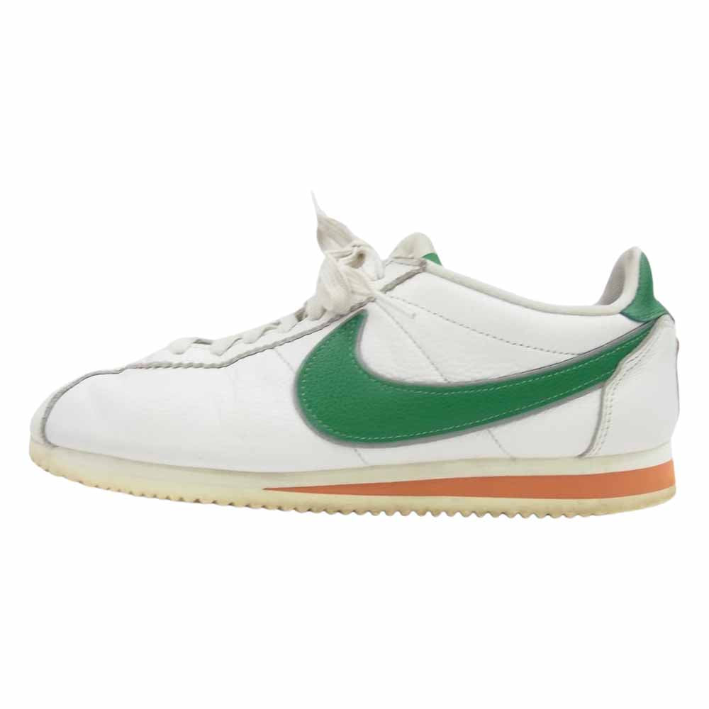 NIKE ナイキ CJ6106-100 × Stranger Things ストレンジャーシングス Classic Cortez クラシック コルテッツ ホーキンス ハイ スクール スニーカー グリーン系 26.5cm【中古】