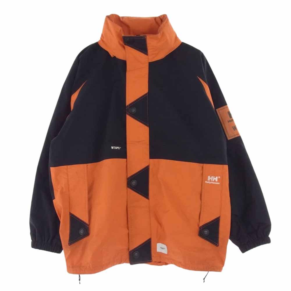 WTAPS ダブルタップス × HELLY HANSEN ヘリーハンセン 20SS HV12000W 201GDHHD-JKM01 BOW JACKET ボウ ジャケット ブラック系 オレンジ系 X 02【中古】