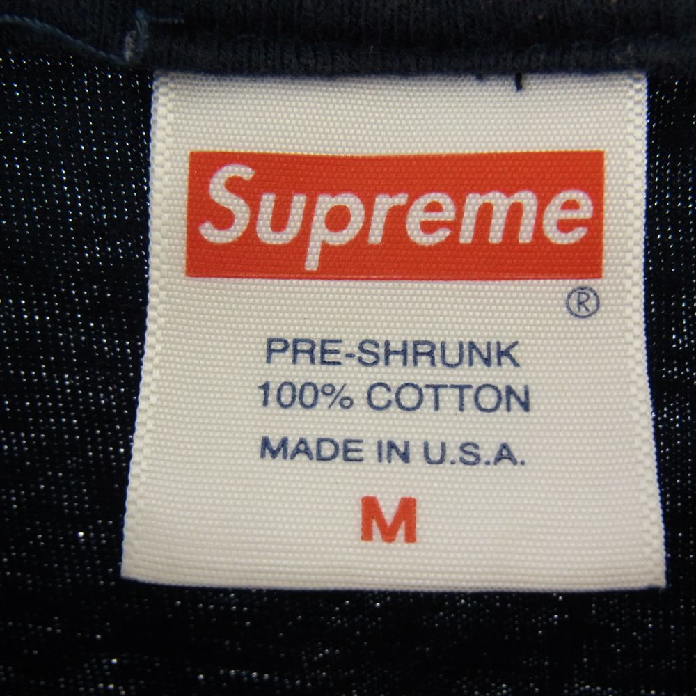 Supreme シュプリーム 18AW Madonna Tee マドンナ プリント シャツ 半袖 ネイビー系 M【中古】
