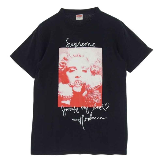 Supreme シュプリーム 18AW Madonna Tee マドンナ プリント シャツ 半袖 ブラック ブラック系 S【中古】