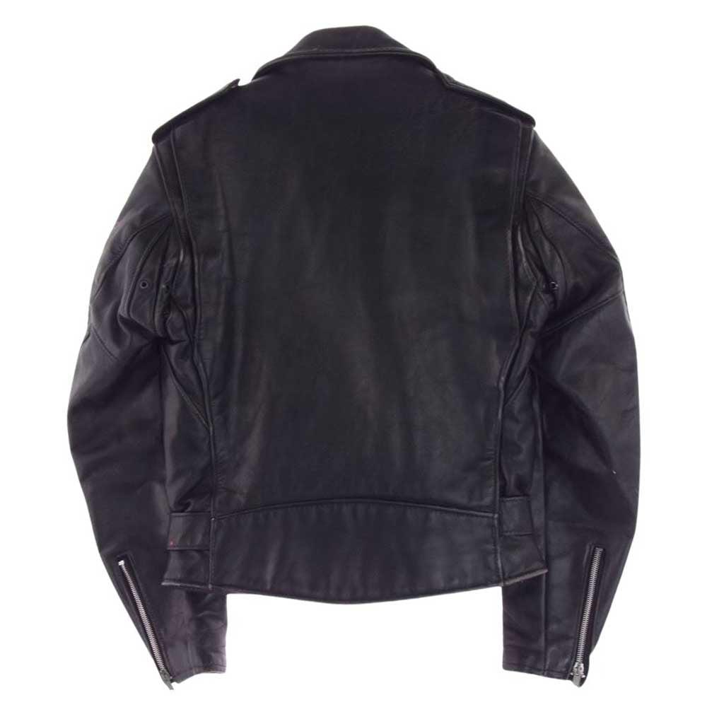 schott ショット 618S 70s 牛タグ後期 USA製 ハンドペイント ライダース ジャケット 36 ブラック系 36【中古】