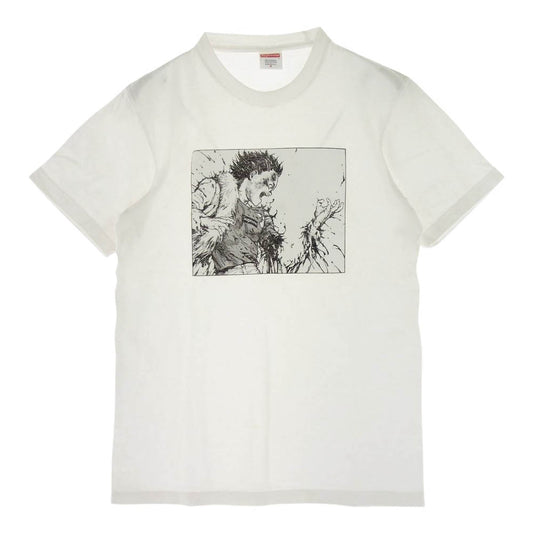 Supreme シュプリーム 17AW × AKIA アキラ Akira Arm Tee ロゴ アキラ プリント Tシャツ  ホワイト系 S【中古】