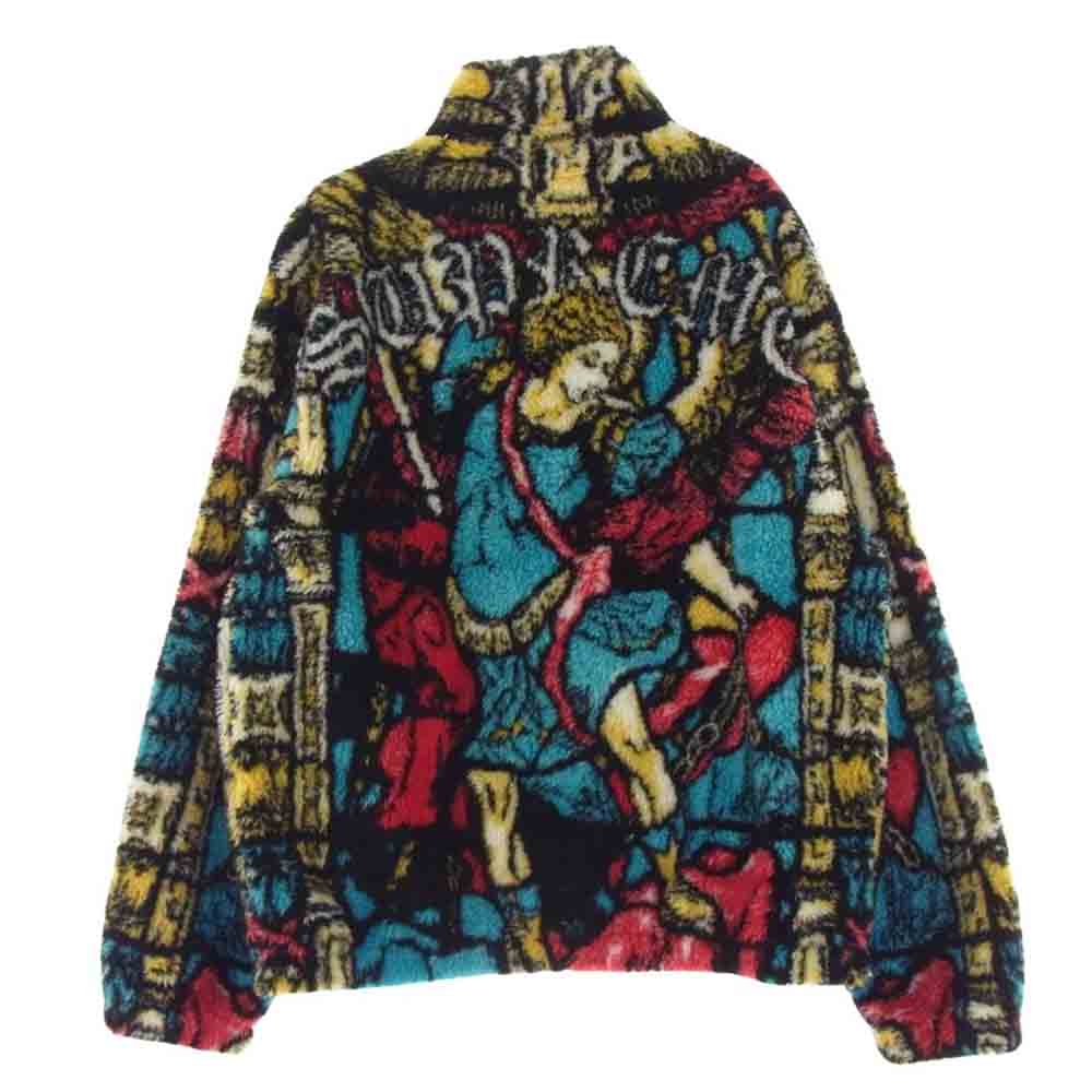 Supreme シュプリーム 21SS Saint Michael Fleece Jacket 総柄 フリース ジャケット S【中古】