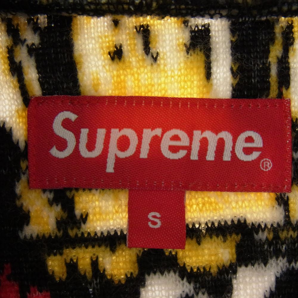 Supreme シュプリーム 21SS Saint Michael Fleece Jacket 総柄 フリース ジャケット S【中古】