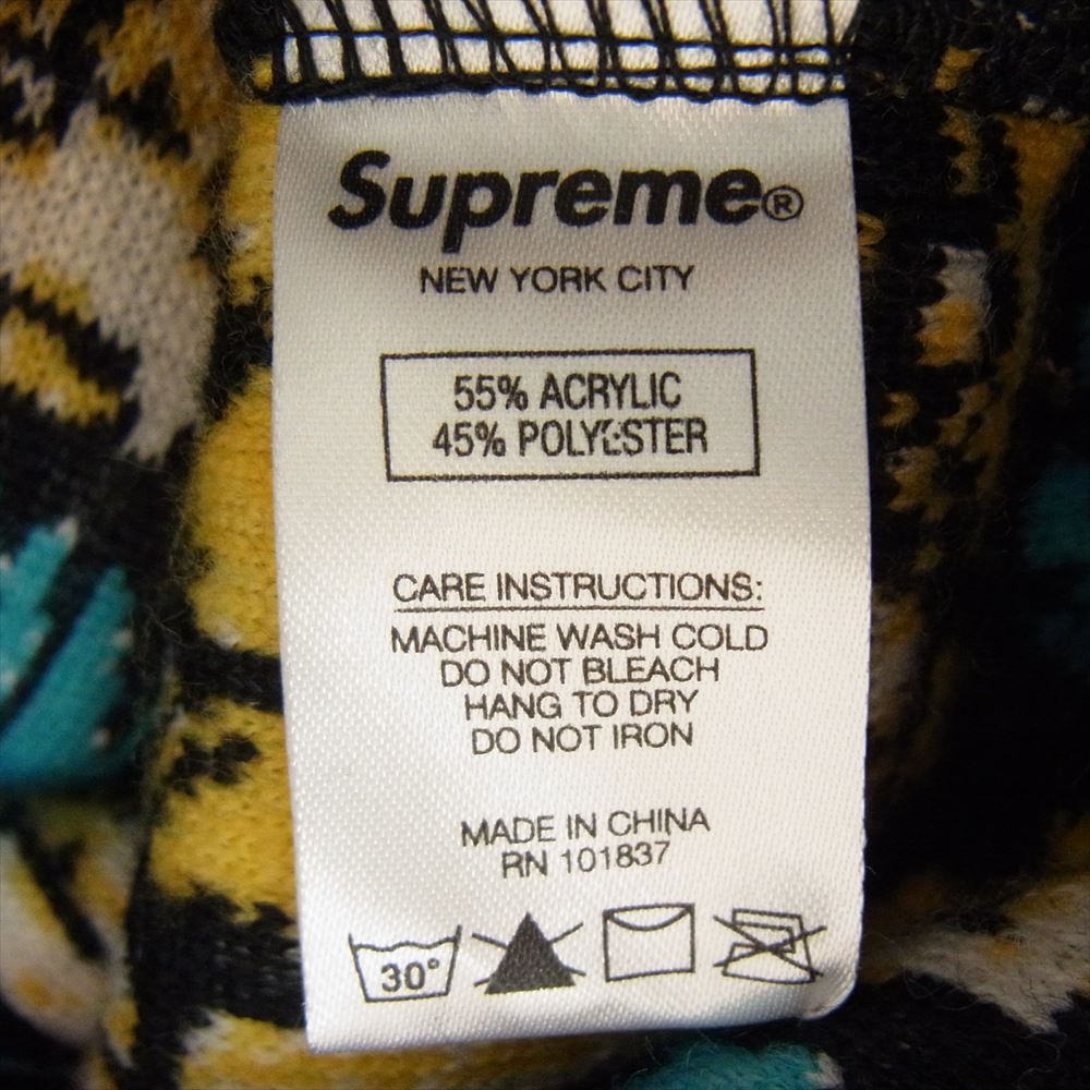Supreme シュプリーム 21SS Saint Michael Fleece Jacket 総柄 フリース ジャケット S【中古】