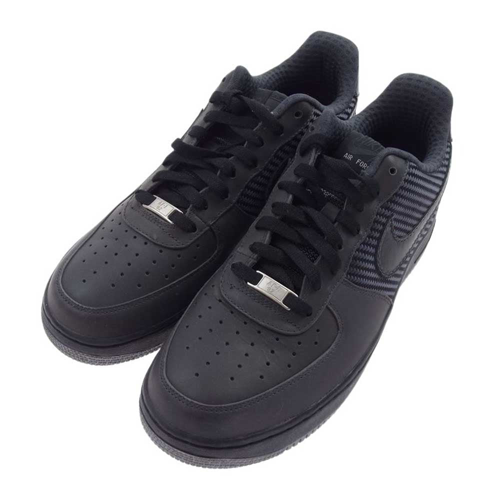 NIKE ナイキ 315180-003 AIR FORCE1 LOW07 PREMIU ナイキ エアフォース ローカット プレミアム スニーカー ブラック系 28cm【中古】