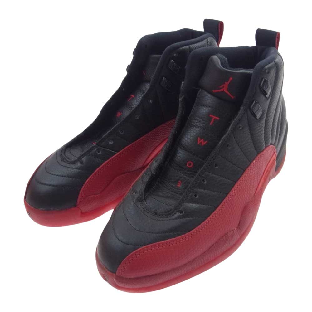 NIKE ナイキ 130690-061 観賞用 AIR JORDAN 12 AJ12BLACK/VARSITY RED 1997製 エアジョーダン12 OG タクシー スニーカー ブラック系 レッド系 27.5ｃｍ【中古】